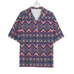 Native American Navajo Tribal Print Rayon Hawaiian Shirt