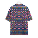 Native American Navajo Tribal Print Rayon Hawaiian Shirt