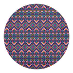 Native American Navajo Tribal Print Round Blanket