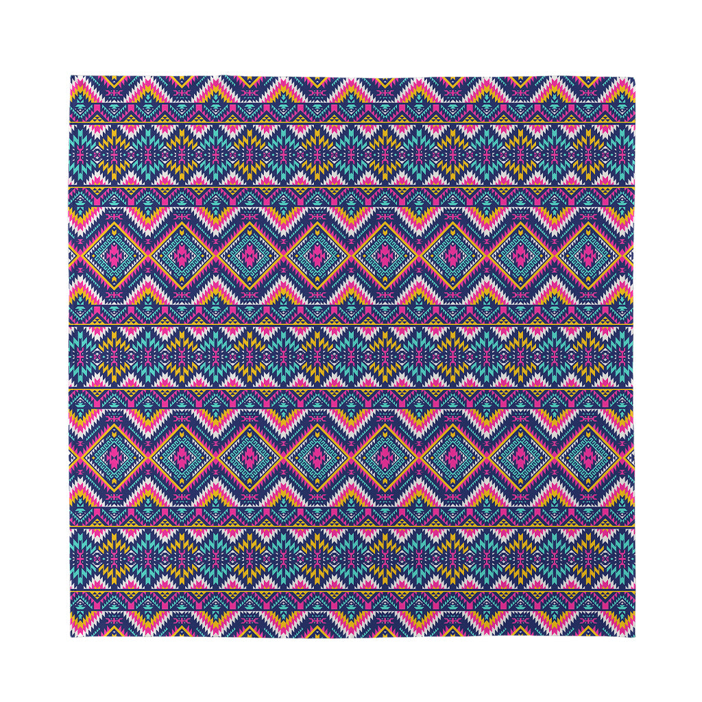 Native American Navajo Tribal Print Silk Bandana