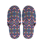 Native American Navajo Tribal Print Slippers
