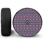 Native American Navajo Tribal Print Tire Cover With Camera Hole