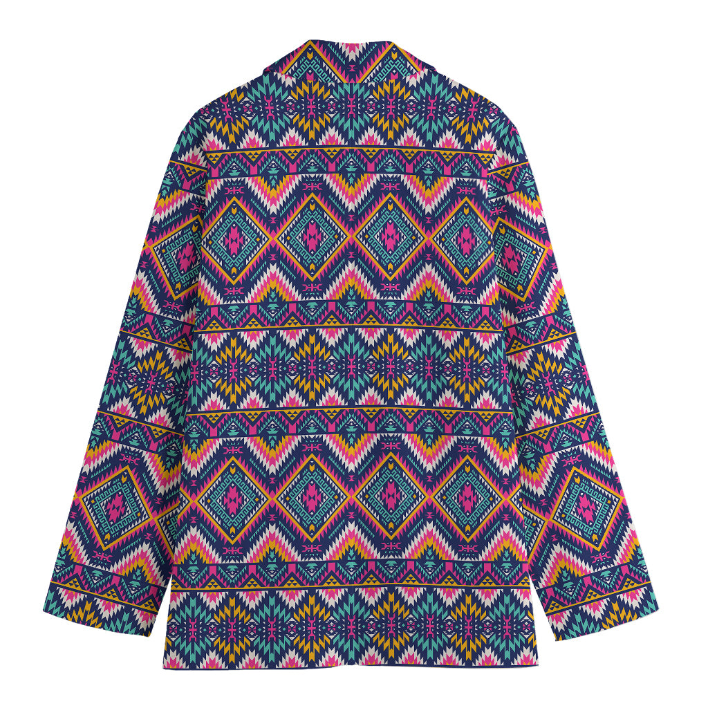 Native American Navajo Tribal Print Women's Blazer
