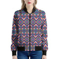 Native American Navajo Tribal Print Women's Bomber Jacket