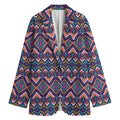 Native American Navajo Tribal Print Women's Cotton Blazer