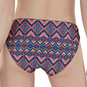 Native American Navajo Tribal Print Women's Panties