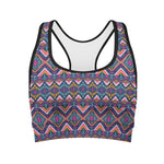 Native American Navajo Tribal Print Women's Sports Bra