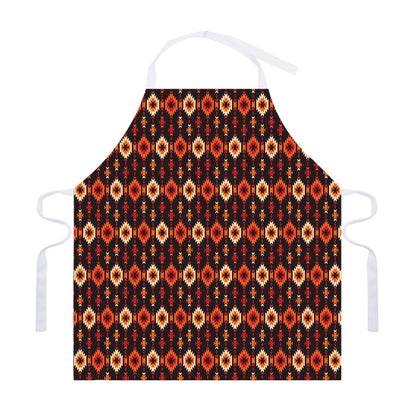 Native American Pattern Print Adjustable Apron