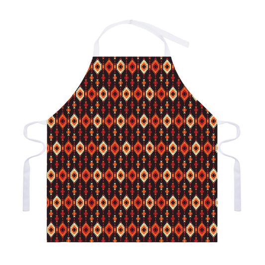 Native American Pattern Print Adjustable Apron