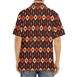 Native American Pattern Print Aloha Shirt