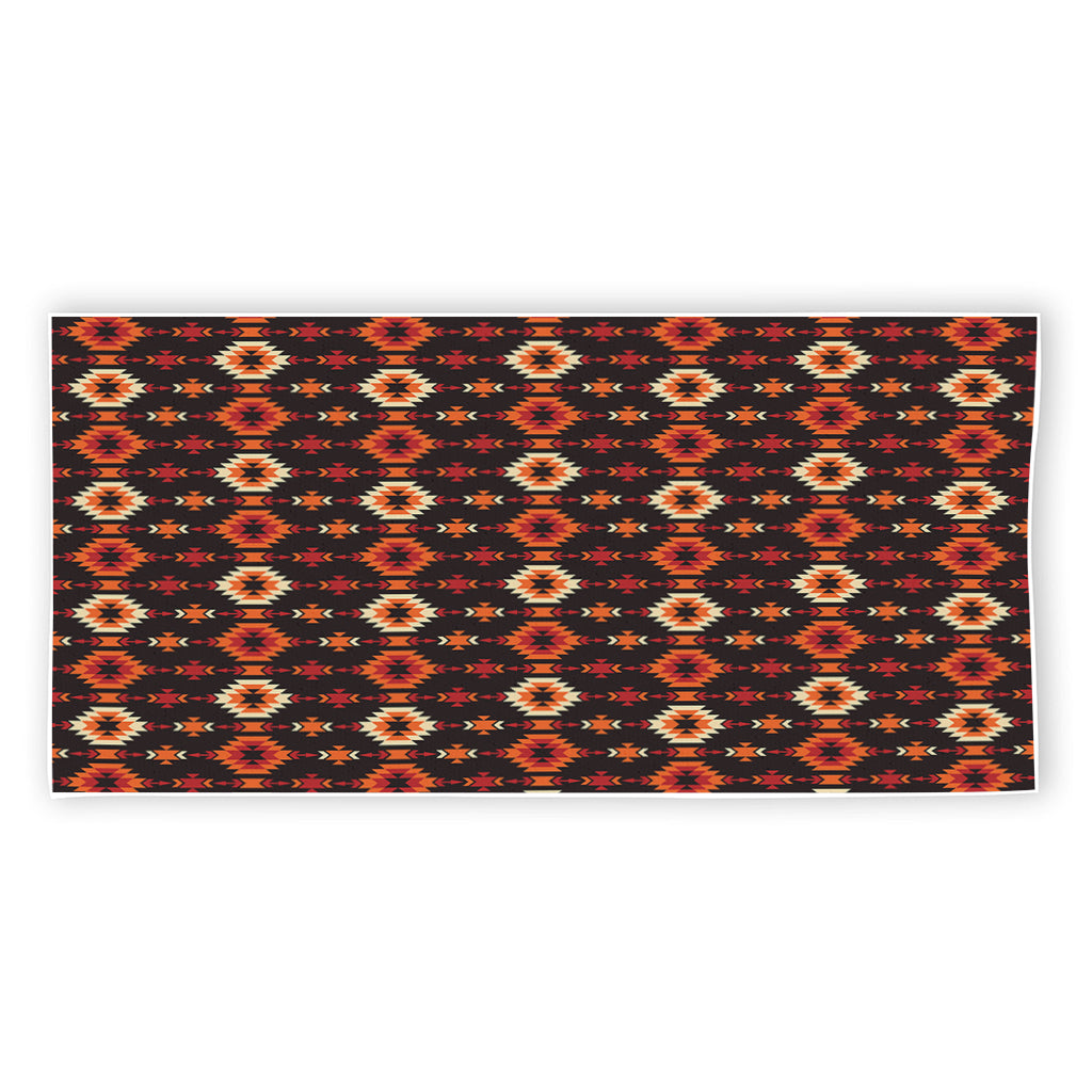 Native American Pattern Print Beach Towel
