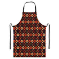 Native American Pattern Print Bib Apron With Pocket