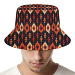Native American Pattern Print Bucket Hat