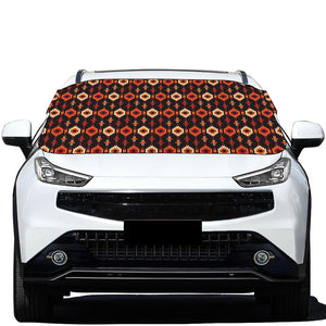 Native American Pattern Print Car Windshield Snow Cover