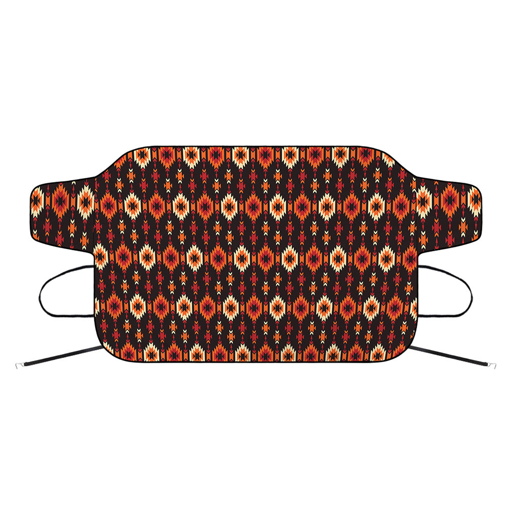 Native American Pattern Print Car Windshield Snow Cover