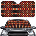 Native American Pattern Print Car Windshield Sun Shade