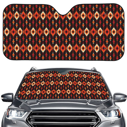 Native American Pattern Print Car Windshield Sun Shade