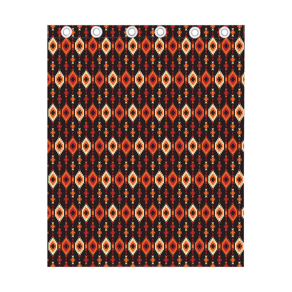 Native American Pattern Print Curtain