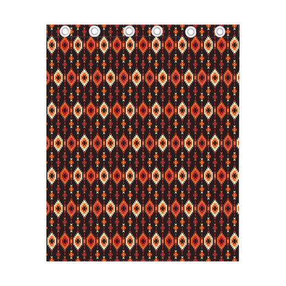 Native American Pattern Print Curtain