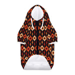 Native American Pattern Print Dog Zip Up Hoodie