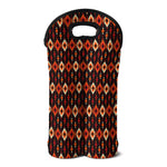 Native American Pattern Print Double Neoprene Wine Tote