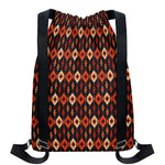Native American Pattern Print Drawstring Backpack