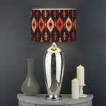 Native American Pattern Print Drum Lamp Shade