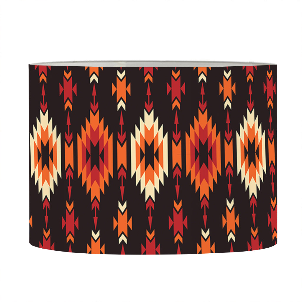 Native American Pattern Print Drum Lamp Shade