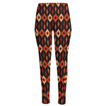 Native American Pattern Print High-Waisted Pocket Leggings