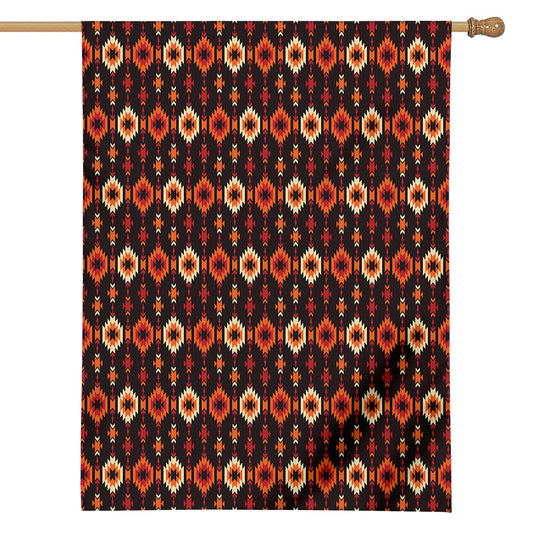 Native American Pattern Print House Flag