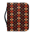 Native American Pattern Print Leather Bible Cover