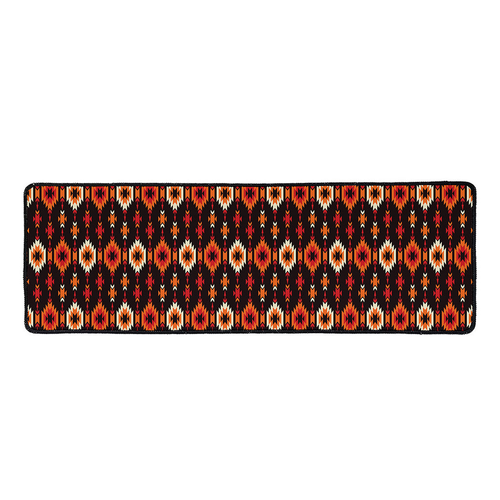 Native American Pattern Print Long Kitchen Mat