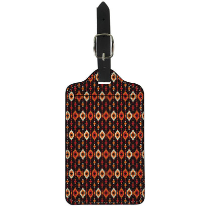 Native American Pattern Print Luggage Tag
