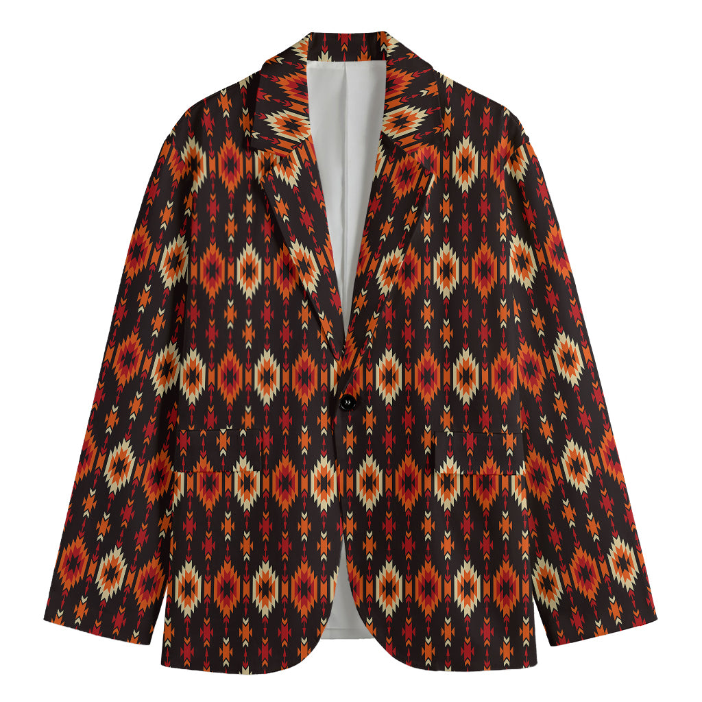 Native American Pattern Print Men's Blazer