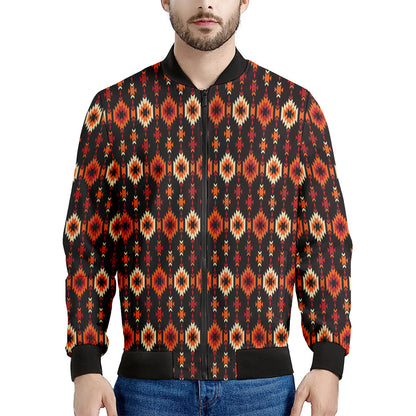 Native American Pattern Print Men's Bomber Jacket