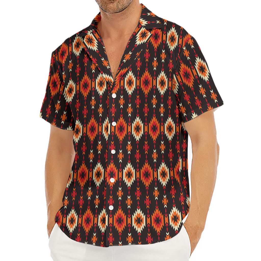 Native American Pattern Print Men's Deep V-Neck Shirt