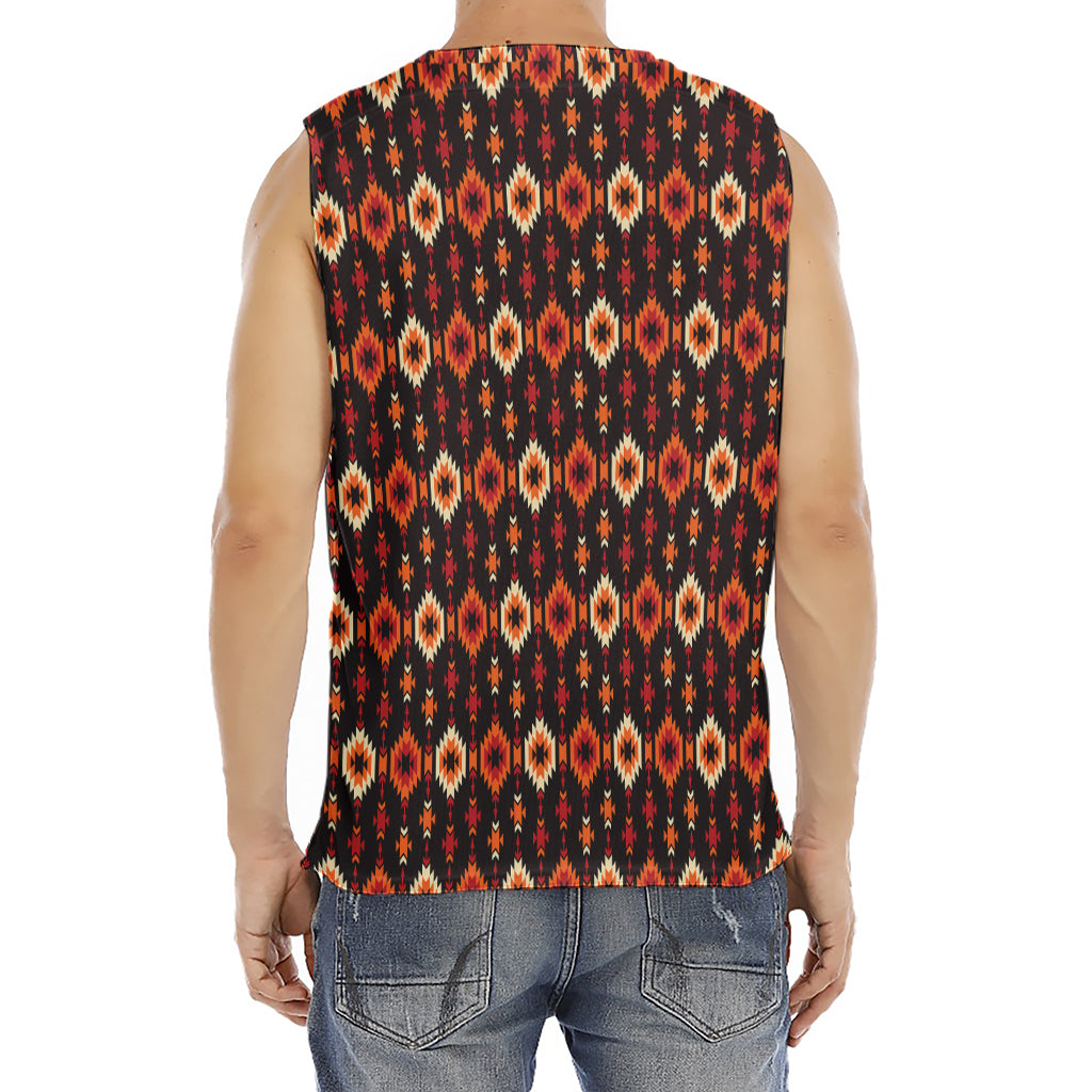 Native American Pattern Print Men's Fitness Tank Top