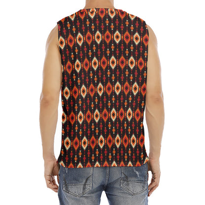 Native American Pattern Print Men's Fitness Tank Top