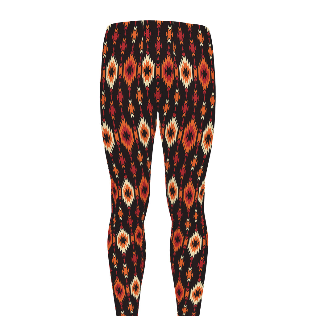 Native American Pattern Print Men's leggings