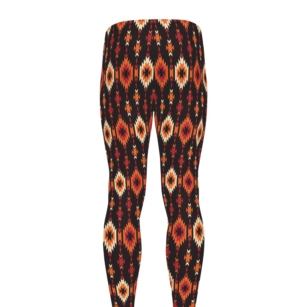 Native American Pattern Print Men's leggings