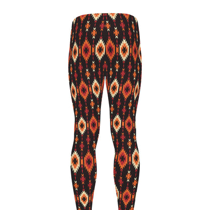 Native American Pattern Print Men's leggings