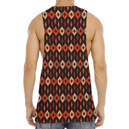 Native American Pattern Print Men's Muscle Tank Top