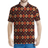 Native American Pattern Print Men's Polo Shirt