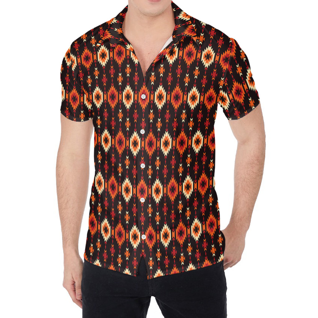 Native American Pattern Print Men's Shirt