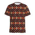 Native American Pattern Print Men's Athletic T-Shirt