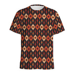 Native American Pattern Print Men's Sports T-Shirt