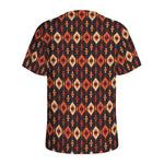 Native American Pattern Print Men's Sports T-Shirt