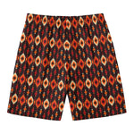 Native American Pattern Print Men's Swim Trunks