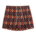 Native American Pattern Print Mesh Shorts