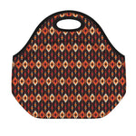 Native American Pattern Print Neoprene Lunch Bag